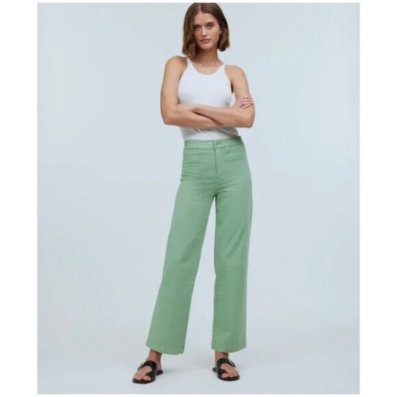 Madewell The Emmett Wide-Leg Pant: Welt Pocket Edition NWT - Picture 1 of 8